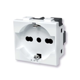 Presa Schuko bianco Serie Matix