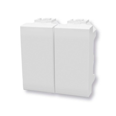 Tappo copriforo doppio bianco Serie Living