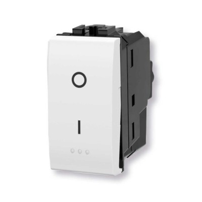 Interruttore Bipolare bianco Serie Living