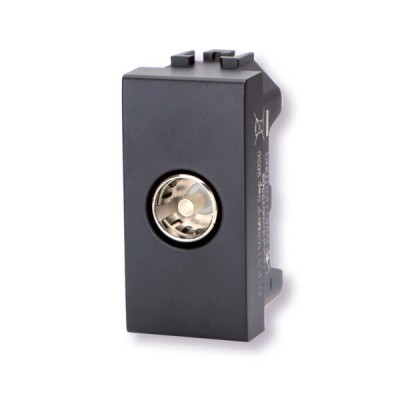 Presa antenna TV (femmina) nero Serie Living