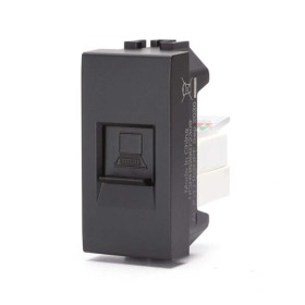 Presa Eternet nero Serie Living