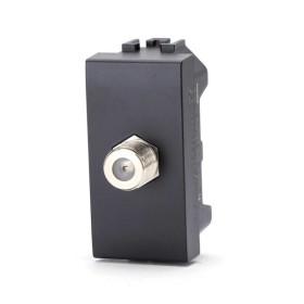 Presa Satellitare nero Serie Living