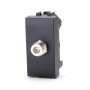 Presa Satellitare nero Serie Living