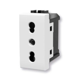 Presa P17/11 bianco Serie Living