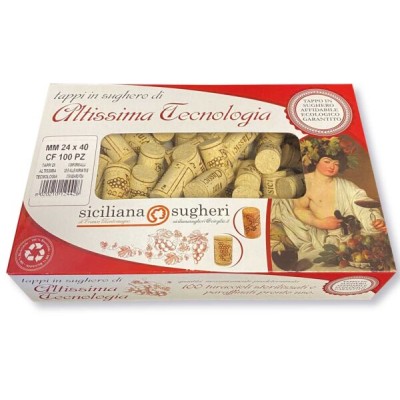 Tappo Vera Spagna 24x40 scatola da 100 pezzi