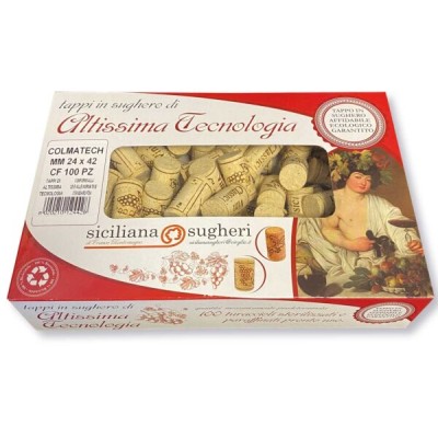 Tappo sughero ColmaTech mm.24x42 (100 pz)