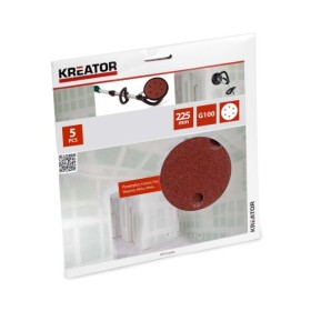 Carta abrasiva con velcro gr.100 225mm (pz.5)