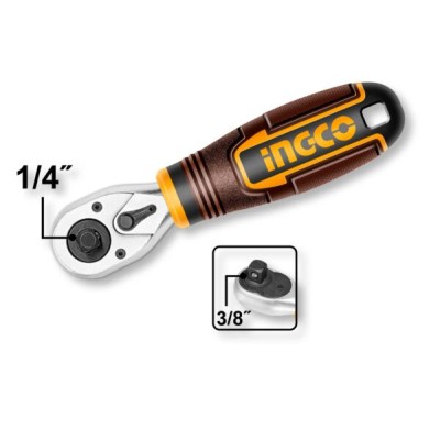 Cricchetto reversibile 1/4P+3/8P