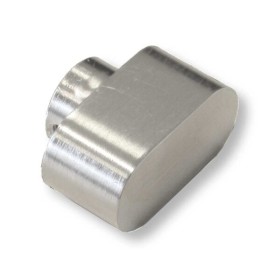 Pomolo per cilindro sabbiato cromato