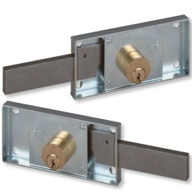 Coppia Serrature da applicare per serrande chiusura laterale E.60