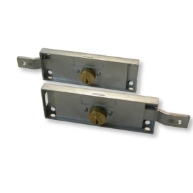 Coppia Serrature da applicare per serrande chiusura laterale E.78