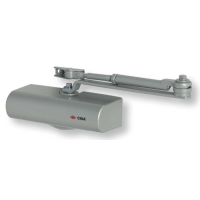 Chiudiporta con Arresto Fin.Alluminio 'Smart Plus 2'