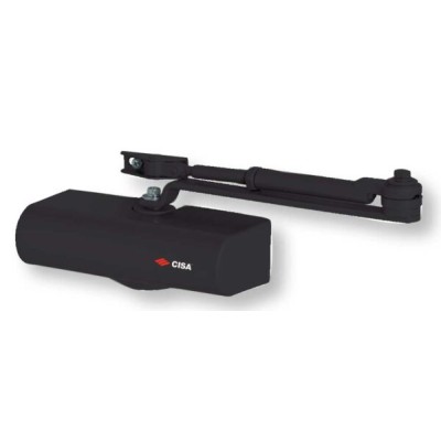 Chiudiporta con Arresto Fin.Nero 'Smart Plus 2'