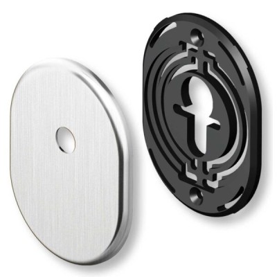 Kit Mostrina Foro Codolo in alluminio Cromo Satinato