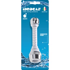 Rompigetto bianco cromo tubo pvc 14 cm.+ adattatore abs