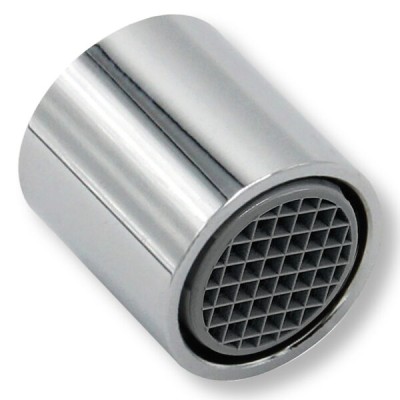 Aeratore ottone cromato 22x1 femmina scatola da 10pz.15l/minuto