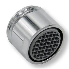 Aeratore ottone cromato 24x1 maschio scatola 10 pezzi 15l/minuto