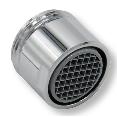 Aeratore ottone cromato 24x1 maschio scatola 10 pezzi 15l/minuto