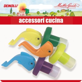 Tappi ad espansione Fish blister da 3 pezzi