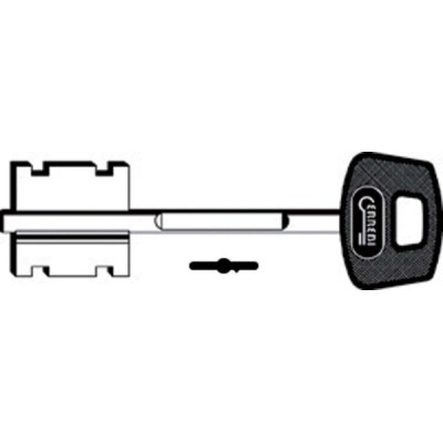 Chiave Doppia Mappa Testa Plastica 2CI8P97 (SLC 5CS10P)