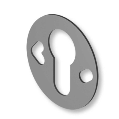 Spessore D.50 Universale in acciaio zinco bianco