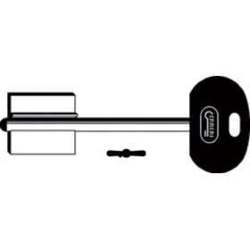 Chiave Doppia Mappa Grandi Testa Plastica 2MO7P165 (SLC 5MT5BP)