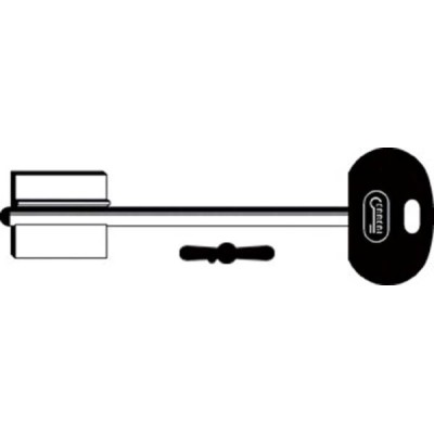 Chiave Doppia Mappa Grandi Testa Plastica 2MO8RP165 (SLC MTNCBP)