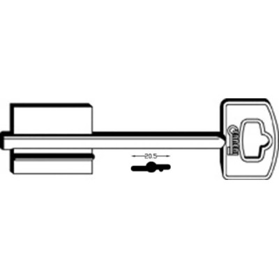 Chiave Doppia Mappa 2SEM8 (SLC 5SCM8)