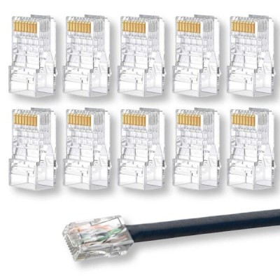 Connettori modulari RJ45 (10 pz.)