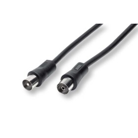 Cavo antenna sp.iec75ohm/pres iec75ohm+ adatt.sp/sp.iec75ohm 2mt nero