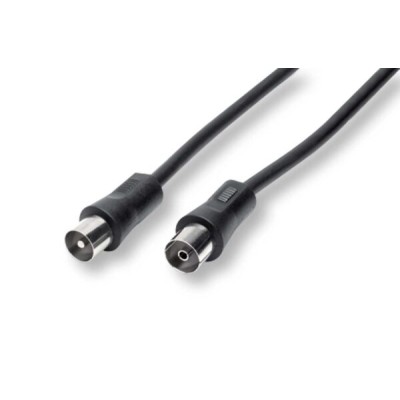 Cavo antenna sp.iec75ohm/pres iec75ohm+ adatt.sp/sp.iec75ohm 2mt nero