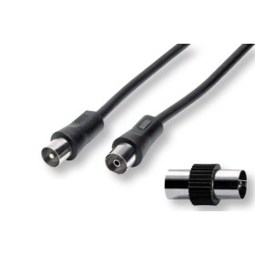 Cavo Antenna Spina/Presa IEC 9,5mm+adatt.Spina/Spina IEC 9,5mm 3MT