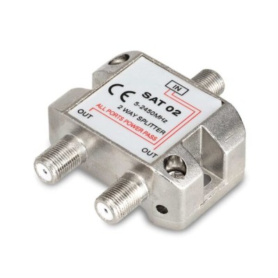Partitore 1in-2out per segnali d'antenna satellitari