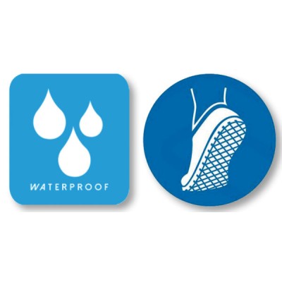 Scarpa trekk alta Vesuvio velour idro marrone