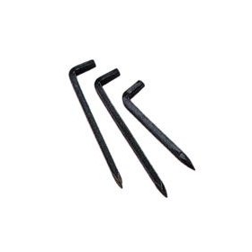 Cancani in acciaio quadri mm.2,5x30 conf. da 100 pz.