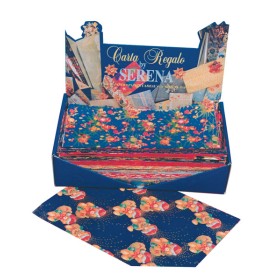 Carta regalo fantasie assortite in espositore da 100 fogli cm.70x100