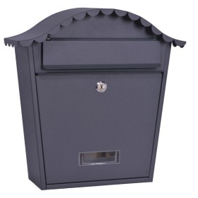 Cassetta lettere House in acciaio vericiato antracite