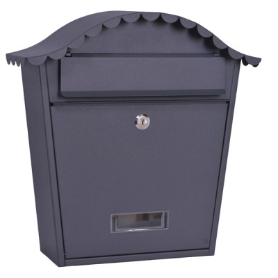 Cassetta lettere House in acciaio vericiato antracite
