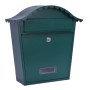 Cassetta lettere House in acciaio vericiato verde