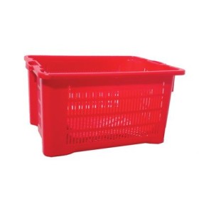 Cassetta frutta in plastica accatastabile / impilabile cm.54x41x28,5h