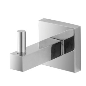 Appendino Rock in cromo alluminio con piastrina antiruggine.