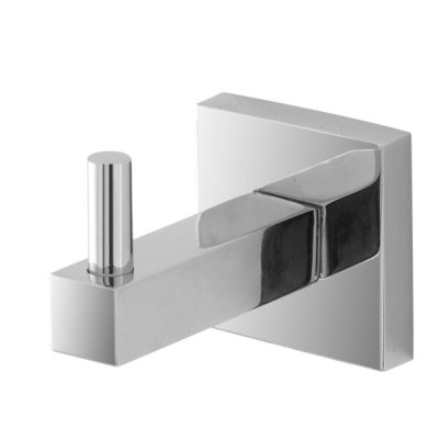 Appendino Rock in cromo alluminio con piastrina antiruggine.