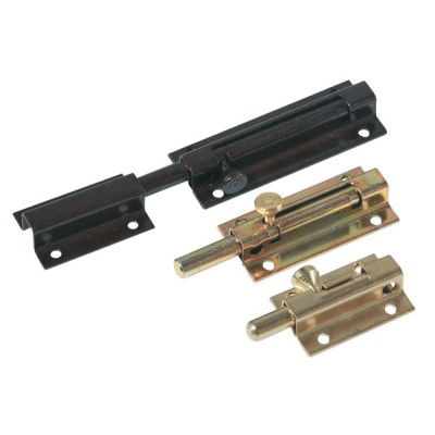 Catenacciolo tondo con portalucchetto bronzato mm.90x150