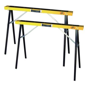 Cavalletti pieghevoli set pz.2 richiudibili portata kg.150