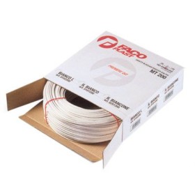 Cavetto in acciaio ottonato rivestito in pvc D.mm.4,5 scatolo mt.200