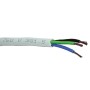 Cavo bianco tripolare 3x1,5mmq bobina mt.100