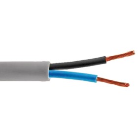 Cavo grigio bipolare 2x1mmq bobina mt.100