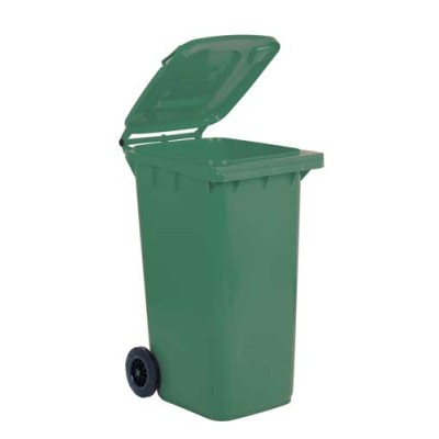 Bidone raccolta differenziata capacità: lt.240 colore: verde