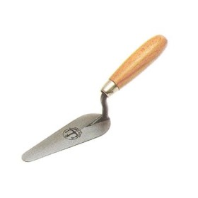 Cazzuolino lingua di gatto in acciaio e legno verniciato mm.140