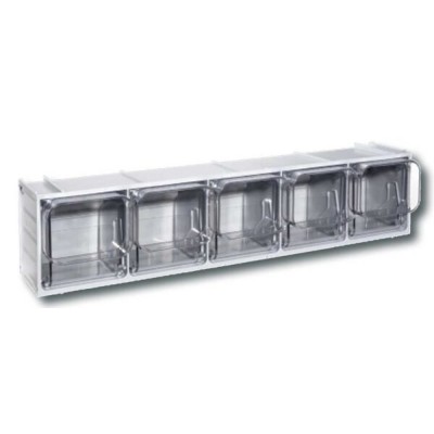 Cassettiera Crystal box cb 50/2s - 5 cassetti mm.600x133x132